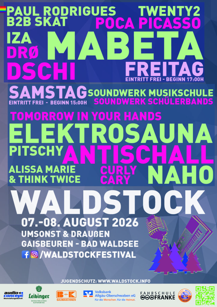 Waldstock Plakat in sRGB
